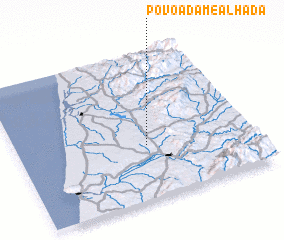 3d view of Póvoa da Mealhada