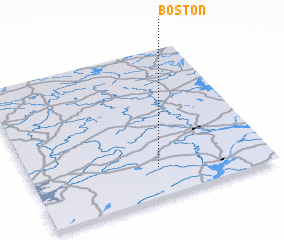 3d view of Boston