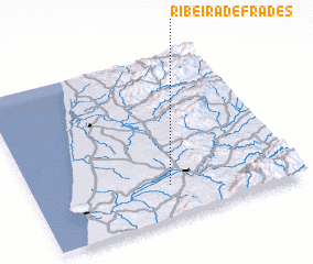 3d view of Ribeira de Frades