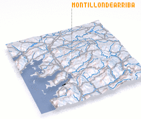 3d view of Montillón de Arriba