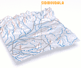 3d view of Sidi Bou Dala