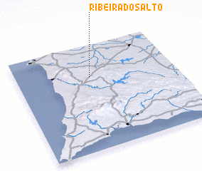 3d view of Ribeira do Salto