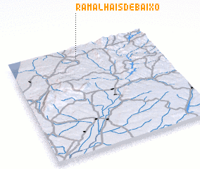 3d view of Ramalhais de Baixo