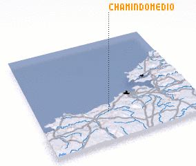 3d view of Chamín do Medio