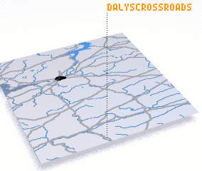 3d view of Dalyʼs Cross Roads