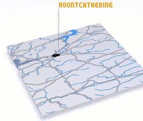 3d view of Mount Catherine