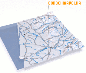 3d view of Condeixa-a-Velha