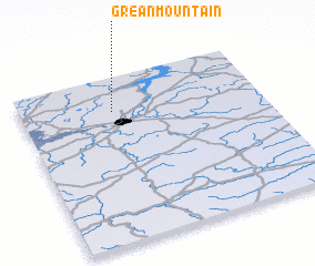 3d view of Grean Mountain