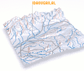 3d view of Ida Ou gaïlal