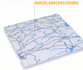 3d view of Horseleap Cross Roads