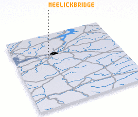 3d view of Meelick Bridge