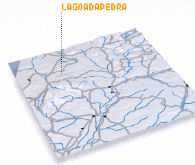 3d view of Lagoa da Pedra