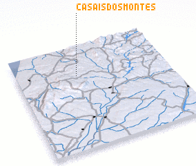 3d view of Casais dos Montes