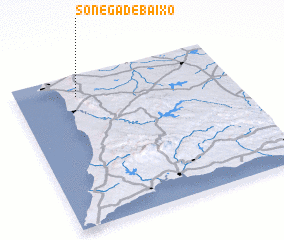 3d view of Sonega de Baixo