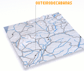 3d view of Outeiro de Cabanas