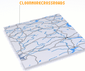 3d view of Cloonmore Cross Roads