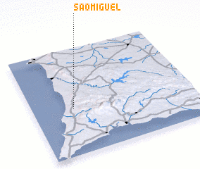 3d view of São Miguel