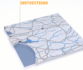 3d view of Santo Estêvão