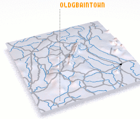 3d view of Old Gbain Town