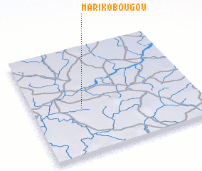 3d view of Marikobougou