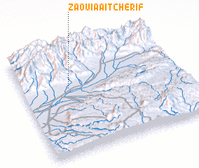 3d view of Zaouia Aït Cherif