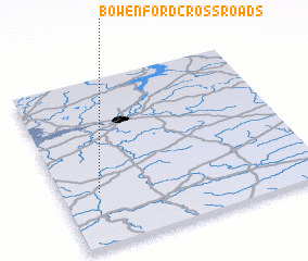 3d view of Bowenford Cross Roads