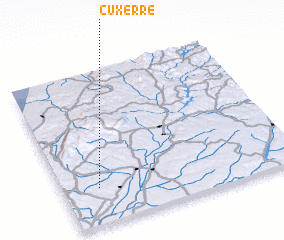 3d view of Cuxerre