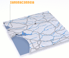 3d view of Samora Correia