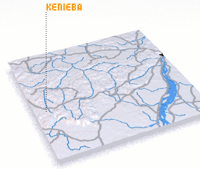 3d view of Kéniéba