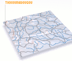 3d view of Tiékouradougou