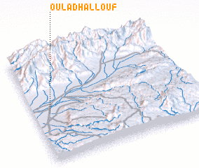 3d view of Oulad Hallouf