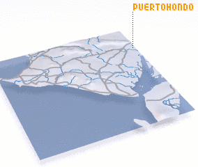 3d view of Puerto Hondo