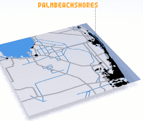 3d view of Palm Beach Shores