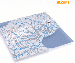 3d view of El Copé