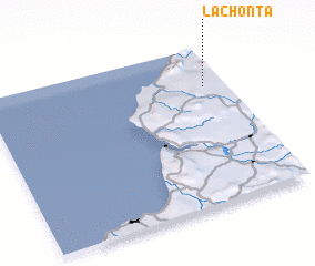 3d view of La Chonta