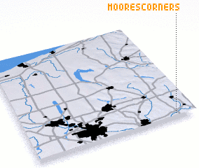 3d view of Moores Corners