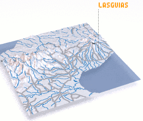 3d view of Las Guías