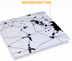 3d view of Montour Junction