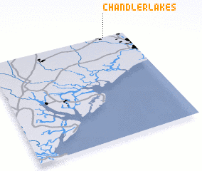 3d view of Chandler Lakes