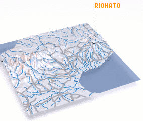 3d view of Río Hato