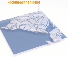 3d view of Hacienda Santa Irene