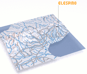 3d view of El Espino