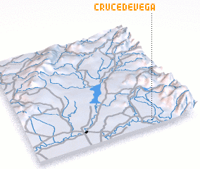 3d view of Cruce de Vega