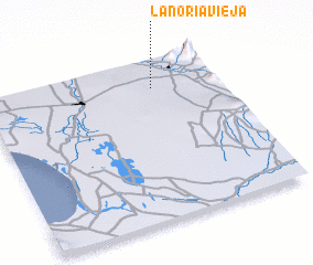 3d view of La Noria Vieja