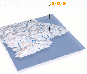 3d view of La Arena