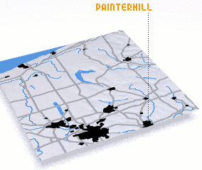 3d view of Painter Hill