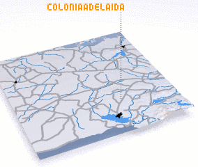 3d view of Colonia Adelaida