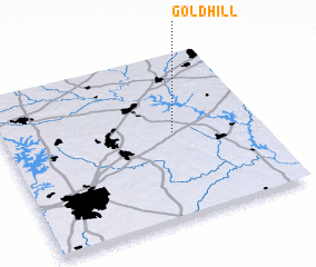 3d view of Gold Hill