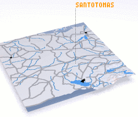 3d view of Santo Tomás