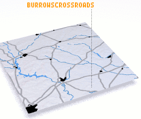 3d view of Burrows Crossroads